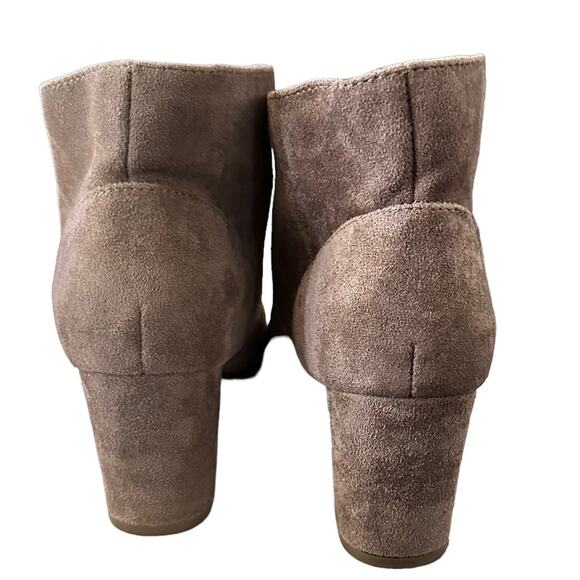 Madden girl torch brown textile faux suede chunky heels 3” heels size 8 - Picture 7 of 8